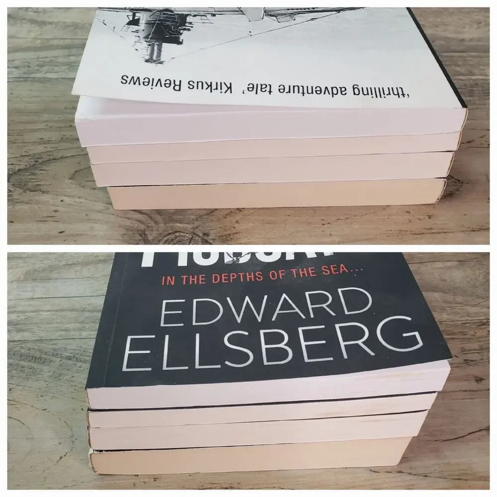 Edward Ellsberg (Lot Of 4) Paperback Books WWII Normandy, Pigboats Submarine US